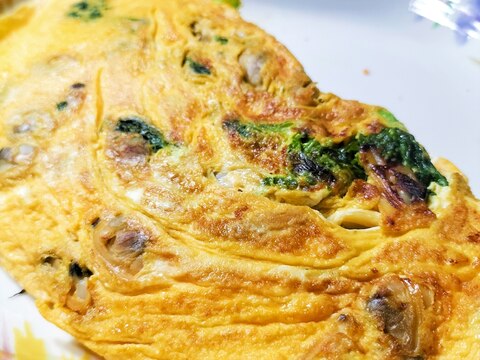 あさりと菜の花の春のオムレツ✿✿